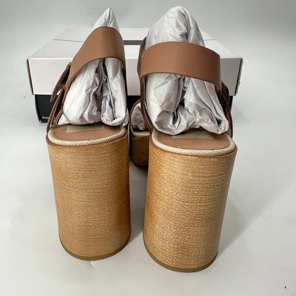DOLCE VITA New in Box Wallis Platform Heel Sandal in Cafe // 9.5 - Picture 9 of 14